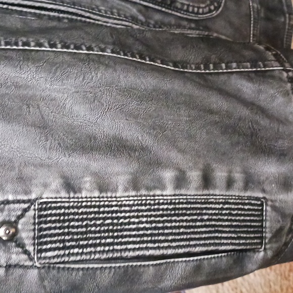 Ameri Mode Vegan Moto Jacket size XL - Picture 5 of 14